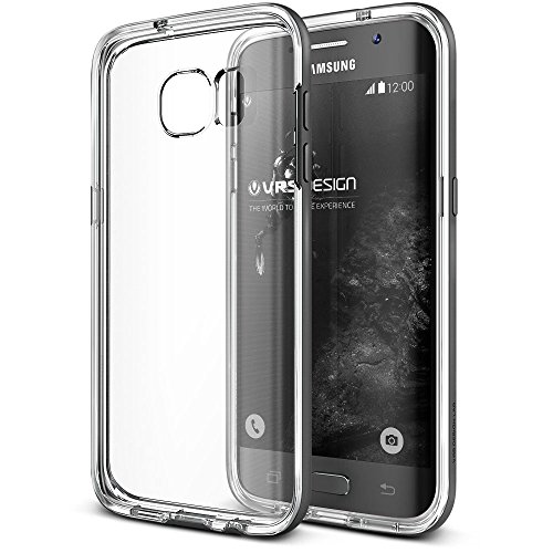 Galaxy S7 Edge Case, VRS Design [Crystal Bumper][Steel Silver] - [Clear Cover][Military Protection] For Samsung S7 Edge