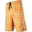 Fox Racing Lloyd Plaid Youth Boys Boardshort Surf Swimming Shorts - Agent Orange