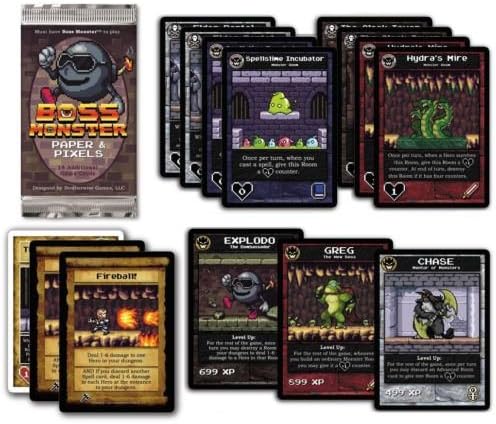 Boss Monster: Paper &amp; Pixels - 14 Card Promo Pack (Paper and Pixels)