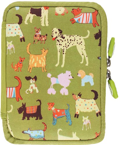 NeoSkin Kindle Zip Sleeve, Dogtown (Fits Kindle and Kindle Paperwhite, Neoprene Kindle Cover, Kindle Case)