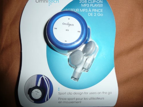 Omnitech 2GB Clip-on mp3 player (Black)