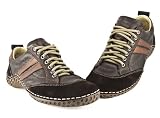 Sport Causal Walking Shoes By Lobo Solo - Rage Chocolate - Greasy Cowhide Leather - Handmade - Sizes From 7 to 11.5