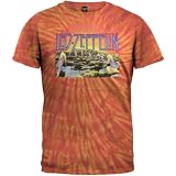 Led Zeppelin - Houses Of The Holy Orange Tie-Dye T-Shirt