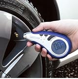 Michelin Programmable Digital Tyre Pressure Gauge and Built in LED Flash Light with Protective Cover