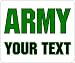 Personalized ARMY mousepad