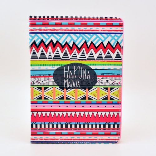 Aztec Tribal Hakuna Matata #3 The Intelligent Dormancy PU Leather Case Cover Stand for Apple Ipad Air Ipad 5 (Package includes: 1 X Screen Protector and Stylus Pen image"Fashion Digital")