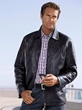 Wenz Lederjacke schwarz