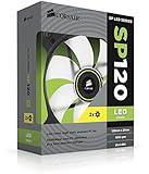 Corsair  Air Series SP 120 LED Green High Static Pressure Fan Cooling - twin pack (CO-9050032-WW)