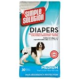 Simple Solution Disposable Diapers, Medium, 30-Count