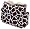 giraffe print (cocoa) /burnt sienna lining
