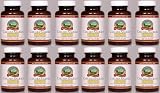 CASCARA SAGRADA VEGITABS, Herbal Dietary Supplement, 410 mg (Pack of 12) 100 Tabs each