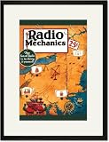 Black Framed/Matted Print 17x23, Radio Mechanics: How to Reduce Radio Squeals