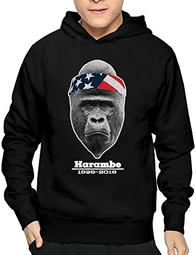 Men's Rip Harambe 1999-2016 Hoodie Sweatshirt Funny Pullover