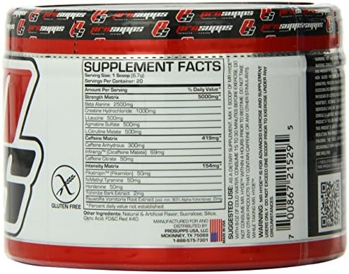 Professional Supplements Mr Hyde Supplement, Orange Guava, 4.7 Ounce