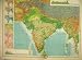 1898 COLOUR MAP OROGRAPHICAL INDIA RAINFALL TEMPERATURE