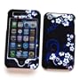 Apple iPhone 3G & 3G S Snap On Protector Hard Case Image Cover Midnight Flowers
