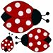 12 Ladybugs Nursery Removable Wall Decor Stickers
