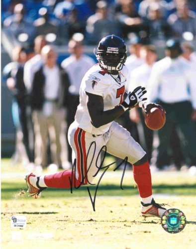 GAI Authentic Michael Vick Autograph 8x10 Atlanta Falcons Photo w/ Double-Matted Frame