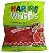 Haribo Gummi Candy, Strawberry Licorice Wheels, 5-ounce Bags (Pack of 12)