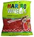 Haribo Gummi Candy, Strawberry Licorice Wheels, 5-ounce Bags (Pack of 12)