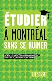 Etudier � Montr�al sans se ruiner