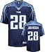 Chris Johnson Jersey: Reebok Navy Replica #28 Tennessee Titans Jersey - X-Large
