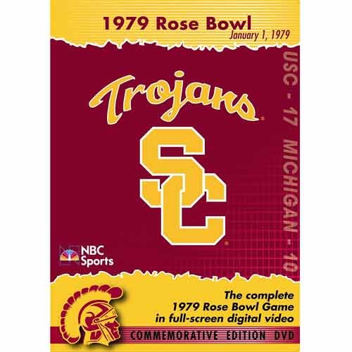 Nbc Sports 1979 Rose Bowl Usc Trojans V Michigan Wolverines Game Dvd