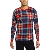 Helly Hansen Men's One New Soft Long Sleeve Shirt, Night Blue/Check, X-Large