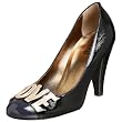 Love Moschino Women's Decollete Round Toe Leather Pump