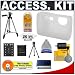 Olympus Clear Skin for Stylus 770 SW Digital Camera + Spare Li40B/Li-42B Battery + High Speed USB 2.0 xD-Picture Card Reader + Compact Travel Tripod + Accessory Kit