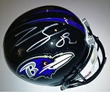 Torrey Smith Autographed/Hand Signed Baltimore Ravens Full Size Helmet