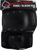Protec Street Combo 2 Pk Medium Black Knee Elbow Skate Pads