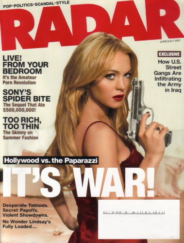 Radar Magazine Lindsay Lohan June/July 2007 Issue