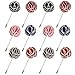 Landisun Men's Lapel Pin Flower Boutonniere Set Handmade For Suits (1 Dozen, Style 1)