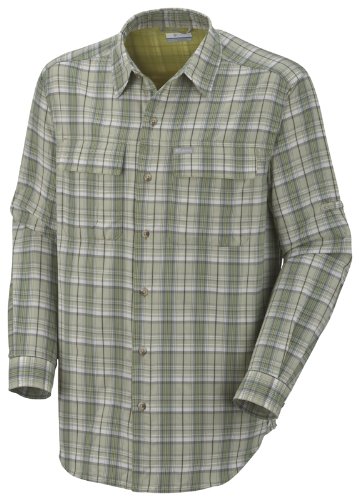 Columbia Herren Funktionshemd Silver Ridge Longsleeve Plaid Shirt, Grasshopper [MHW], M, E Preisvergleich