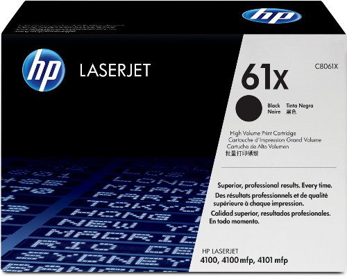 HP LaserJet 61X Black Print Cartridge in Retail Packaging