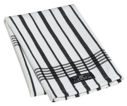 Childrens Toyshop  Kitchen & Housewares : Cannon Flat Weave Kitchen Towel, Black Stripe