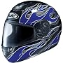 HJC Inferno Men's CS-R1 Street Racing Motorcycle Helmet - Color: MC-2, Size: Small