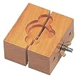 Watch Case Movement Holder Wood Reversible