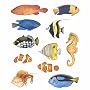 Instant Murals 11 Under The Sea Wall Transfer Stickers - Tropical Fish