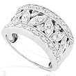 1/2ctw Diamond Floral Ring&nbsp;in 14k White Gold (HI/I1)