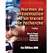 Normes de pr�sentation d'un travail de recherche