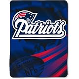 Northwest New England Patriots 60x80 Plush Raschel Throw Blanket
