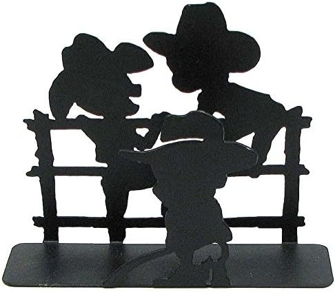 Americanoutfitter Cowboy Napkin/Letter Holder - Perfect Gift For Men Women Couples Grandpa Father Mother Engagement Wedding Anniversary Christmas Birthday Him Her Sister Wife Husband