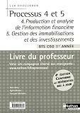 Processus 4/5 BTS CGO 1e ann�e : Livre du professeur