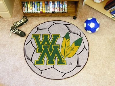 Buy William & Mary Tribe NCAA Soccer Ball Round Floor Mat (29) by Fan Mats