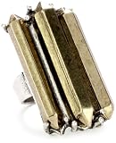 Low Luv by Erin Wasson 14k Plated Triple Metal Crystal, Ring 6