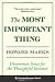 The Most Important Thing