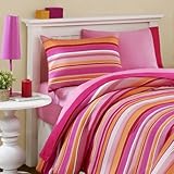 On Your Own Endless Stripe Bed In a Bag - Pink - Full