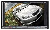 51csPR7 viL. SL160  PLANET AUDIO P9745B 85 Watt 4 Channel 7 Inch Double DIN TFT Motorized Slide Down Touchscreen DVD Receiver